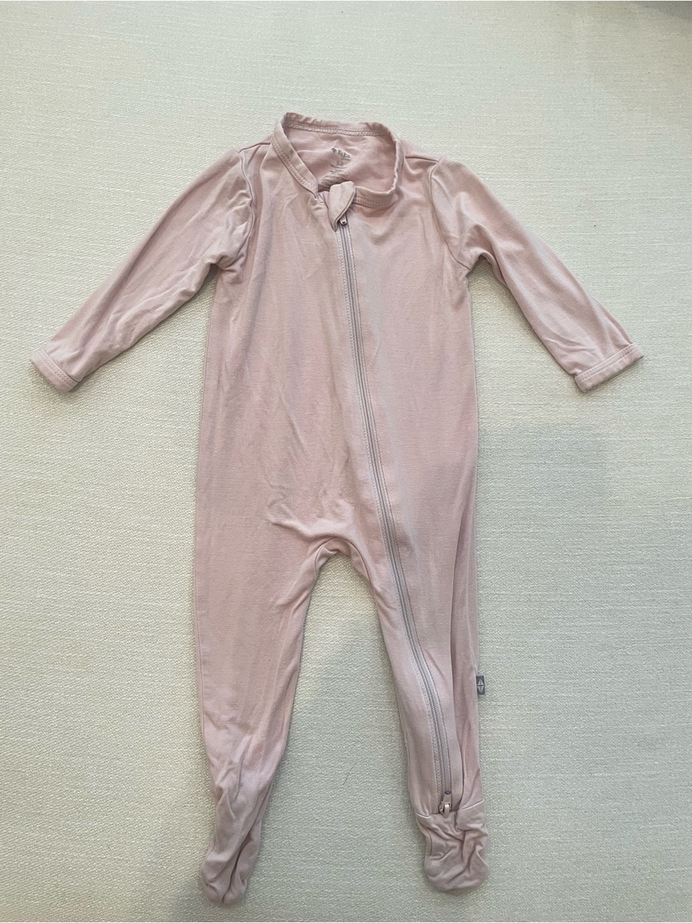Kyte BABY Pink Footed Zip One-Piece